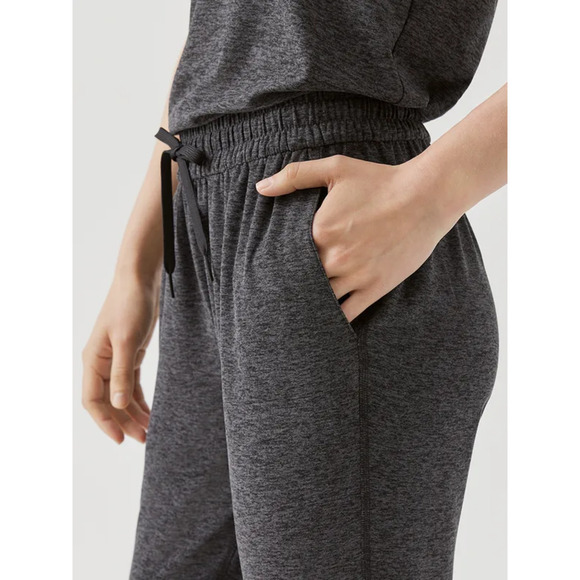 Outdoor Voices All Day CloudKnit Mid-Rise Drawstring Sweatpants Charcoal Grey XS - Picture 3 of 13